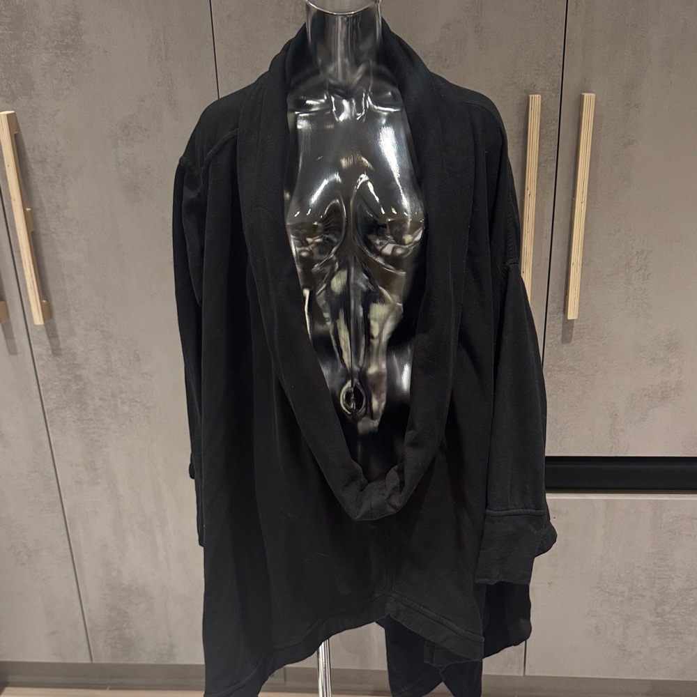 Nicholas K Midnight Black Drape Cardigan